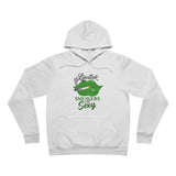 Lipstick Smokers Are Sexy Fleece Pullover Hoodie-White