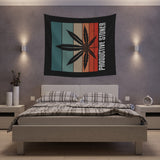 Productive Stoner Printed Wall Tapestry
