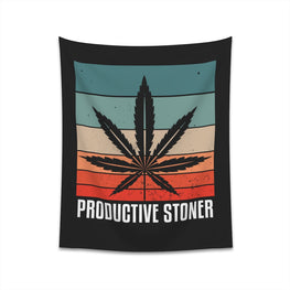 Productive Stoner Printed Wall Tapestry