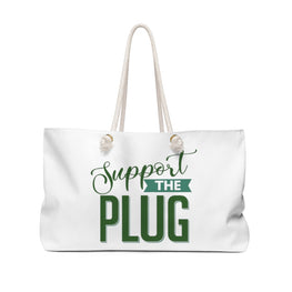 Support The Plug Weekender Bag