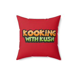 Kooking With Kush  Square Pillow Case