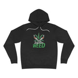 Legalize Weed Fleece Pullover Hoodie-Black